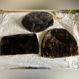 Vintage fur hat lot